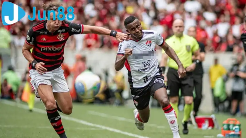 Flamengo vượt trội so với Vitoria. (Ảnh: Internet) Flamengo vượt trội so với Vitoria. (Ảnh: Internet)