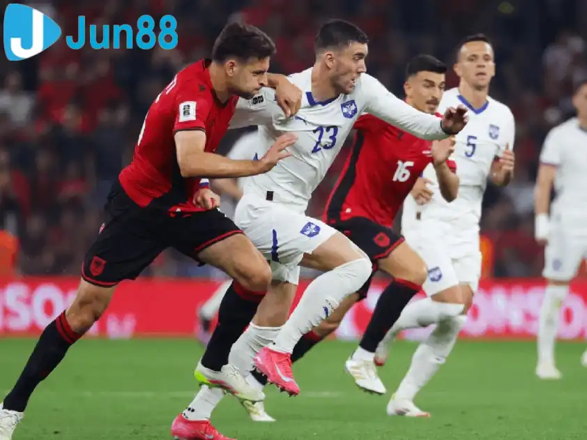Serbia và Albania chiến đấu để có vị trí thứ 2 bảng K (Ảnh: ESPN) Serbia và Albania chiến đấu để có vị trí thứ 2 bảng K (Ảnh: ESPN)